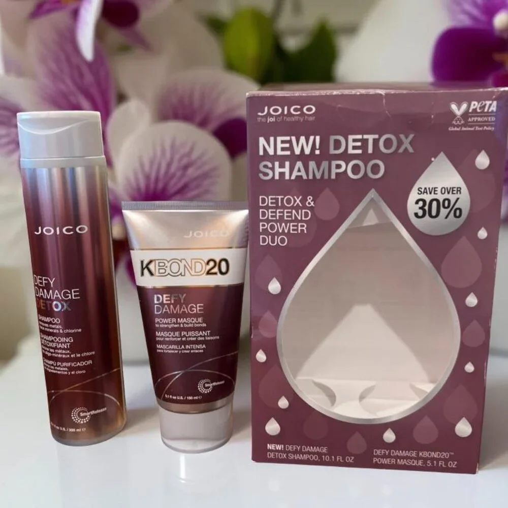 Joico Defy Damage Detox Shampoo 10.1 oz& KBond20 Power Masque 5.1 oz